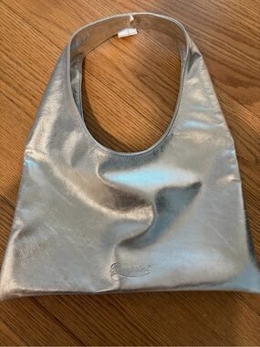 Bonpoint Silver Metallic Shoulder Bag